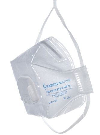 Полумаска фильтрующая трехпанельная с защитой от аэрозолей (респиратор) FR 4210 FFP2 NR D PREMIUM