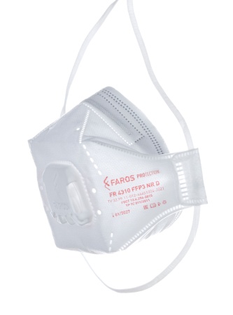 Полумаска фильтрующая трехпанельная с защитой от аэрозолей (респиратор) FR 4310 FFP3 NR D PREMIUM